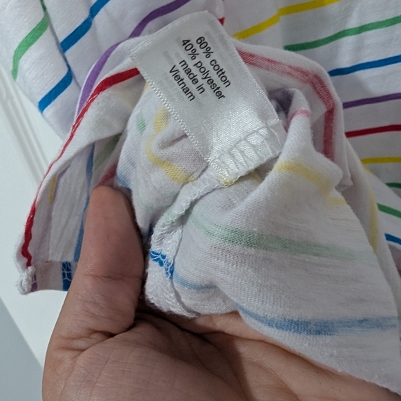 Lane Bryant Pride Stripe Easy Roll-Sleeve Tee in Size 18/20 (2X) - Picture 8 of 10